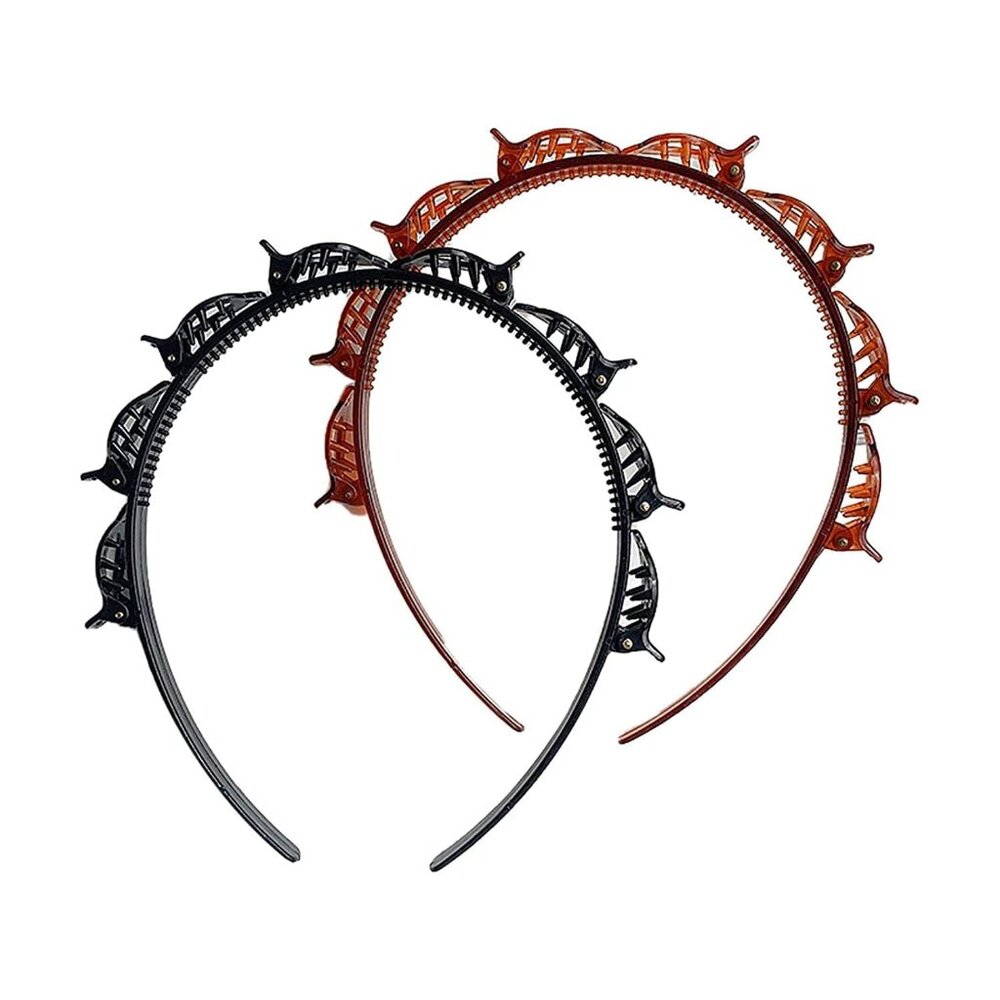 Double Layer Braided Headband Hair Accessory Professional Styling Tool